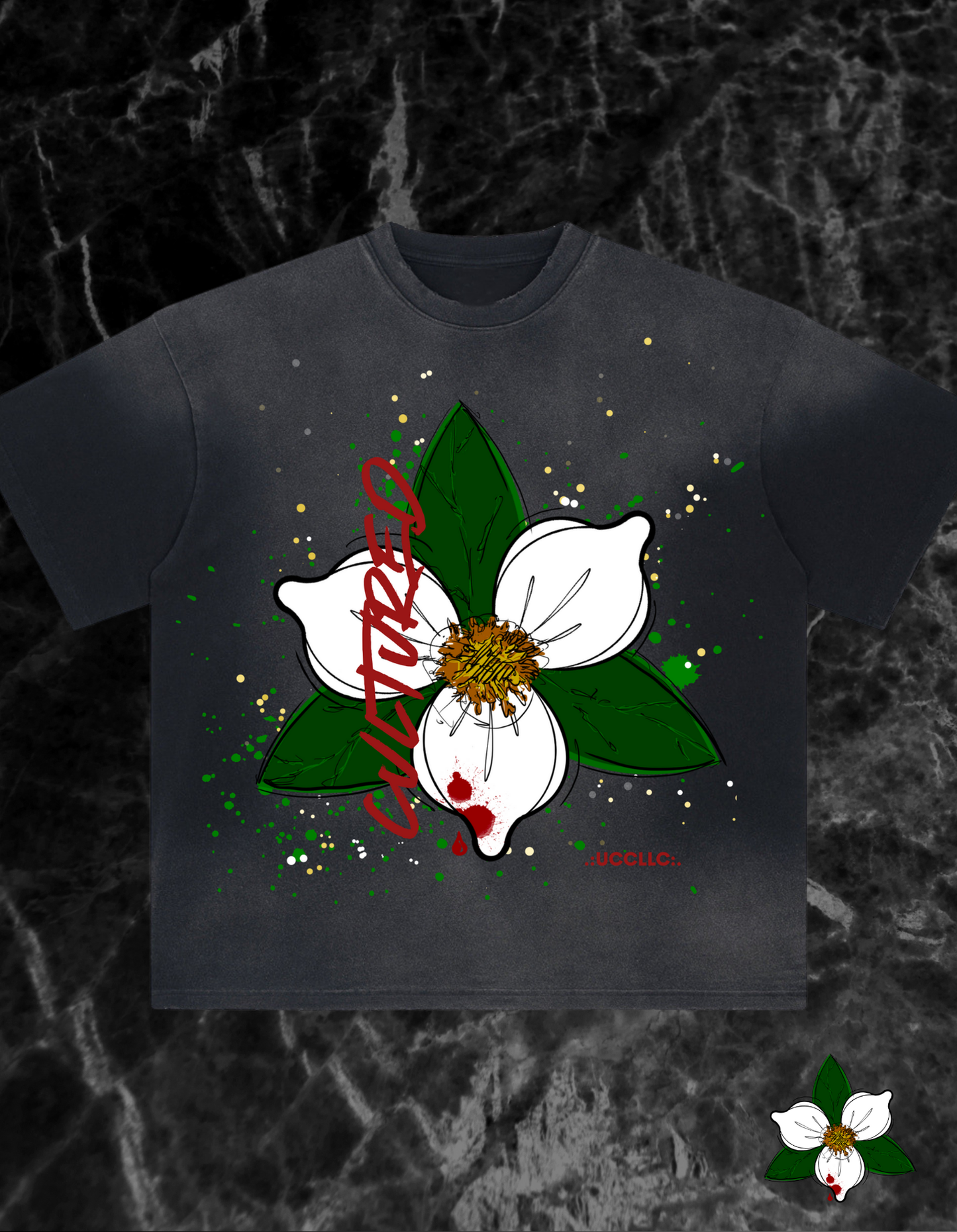 "Cultured" Splatta Box Tee