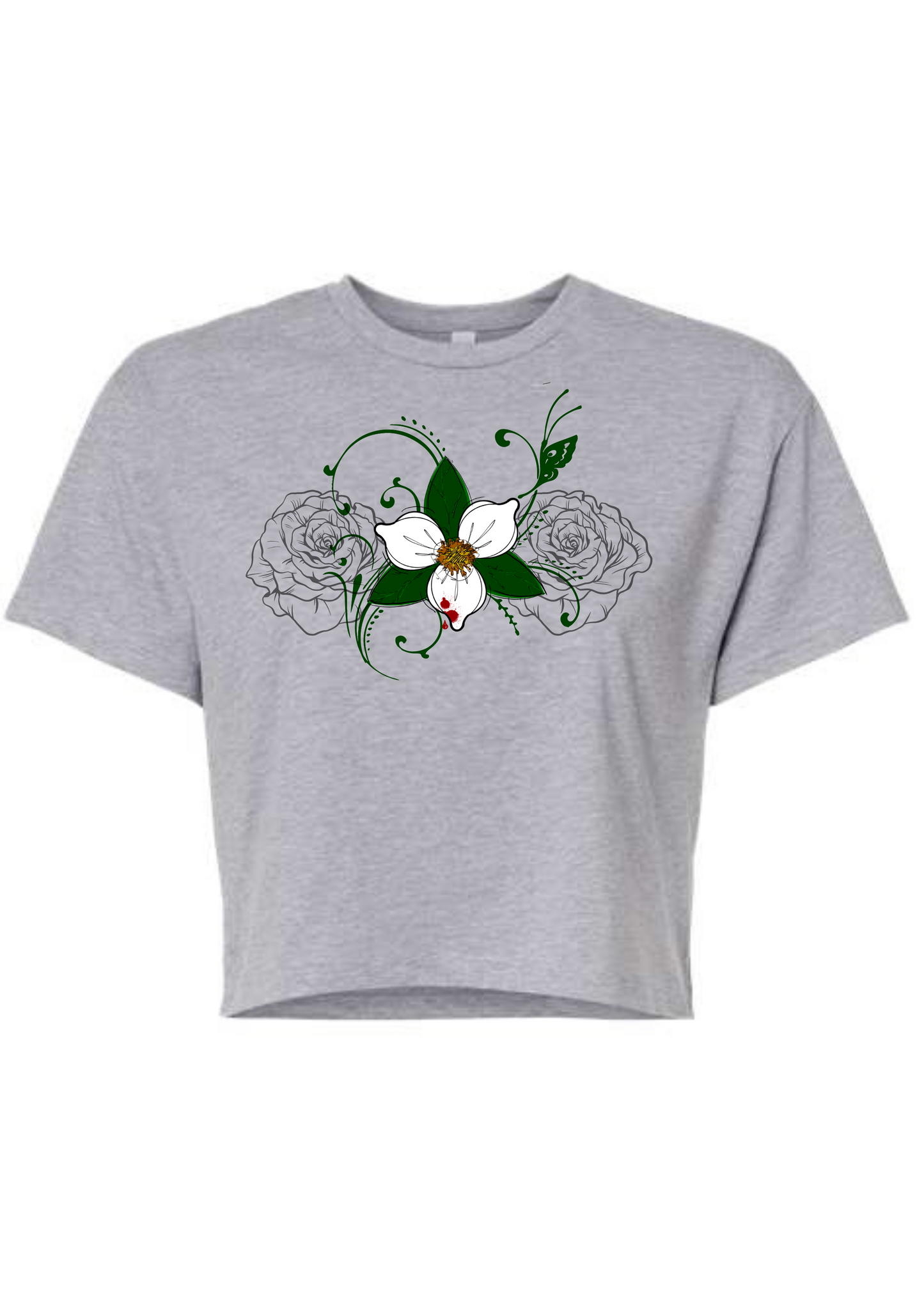 "Magnolia la Belle" Crop Top