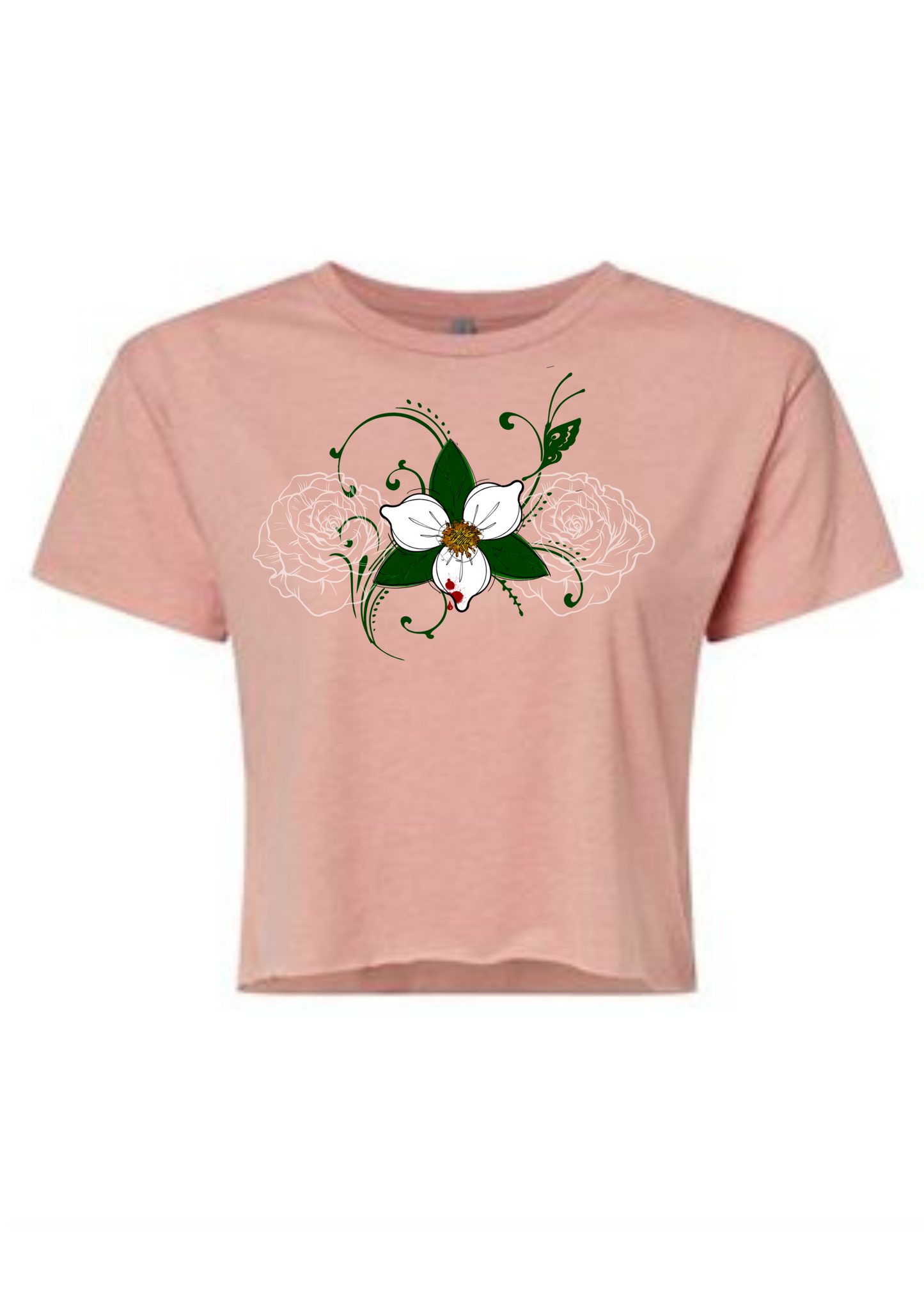 "Magnolia la Belle" Crop Top