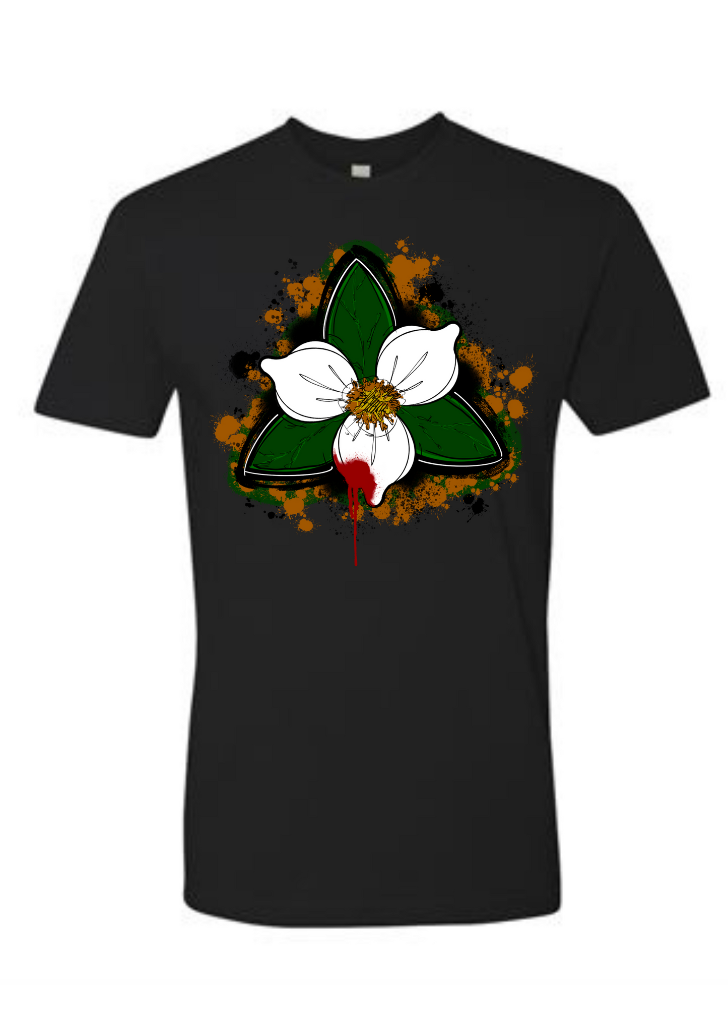 Magnolia Splatta Print Tee