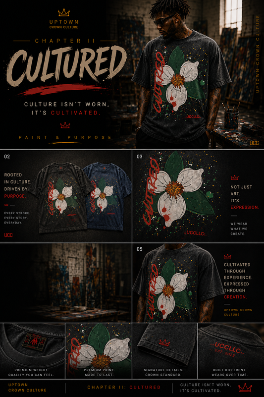 "Cultured" Splatta Box Tee