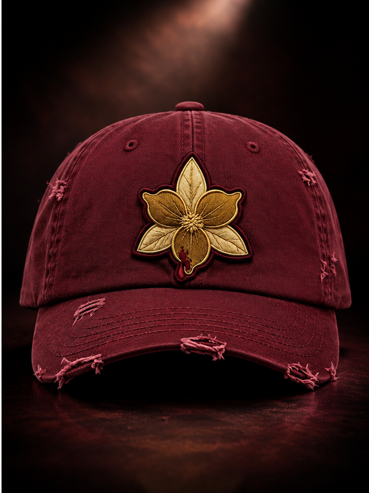 Vintage "Moon Maroon" Dad Cap